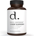 Fígado Cleanse e Detox & Repair Formula - Suplemento de suporte de fígado com extrato de alcachofra para a saúde do fígado - Detox de fígado de cardo de leite com extratos de folha de Dandelion - 60 Cápsulas