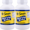 Sanar Naturals Baking Soda, 8 onças - Para apoio digestivo como antiácido, cozimento, limpeza, desodorização, & More (Pacote de 2)