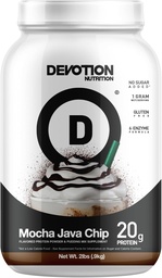Devotion Nutrition Protein Powder Misturar sem glúten, Keto Friendly, No Added Sugars 1g MCT