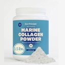 Princípio Zen Peptídeos de Colágeno Marinho Pó 1,5 lb. Peixe capturado selvagem, não-GMO. Suporta pele saudável, cabelo, articulações e ossos. Proteínas hidrolisadas Tipos I, II, III e IV. Aminoácidos. Fácil de misturar.