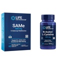 Extensão de vida Mesma 400mg & N-Acetil-L-Cysteine 600mg - 60 Count Liver, Joint & Imune Support