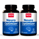 Jarrow Fórmulas Neuro Optimizer - 120 Cápsulas, Pacote de 2 - Saúde do Cérebro e Apoio Antioxidante - Inclui 7 Nutrientes Neuro - Gluten Free - 60 Total Servings