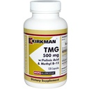 TMG (Trimetilglicina) 500 mg w/Ácido Folínico & B12 Cápsulas - Hipo 120 cápsulas