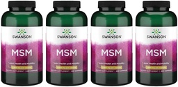 Swanson HSH - Mineral Essentials Promoving Mobility & Joint Health Support - Ajuda a manter a saúde do tecido conectivo, incluindo Cartilagem, Colágeno e Cabelo - (240 cápsulas, 1000mg cada) 4 Pack